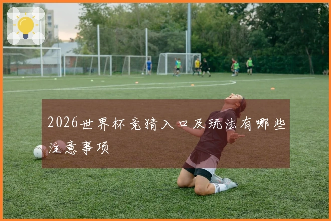 2026世界杯竞猜入口及玩法有哪些注意事项