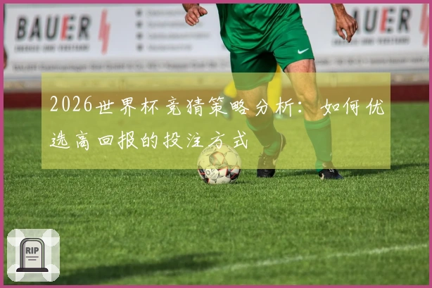 2026世界杯竞猜策略分析：如何优选高回报的投注方式