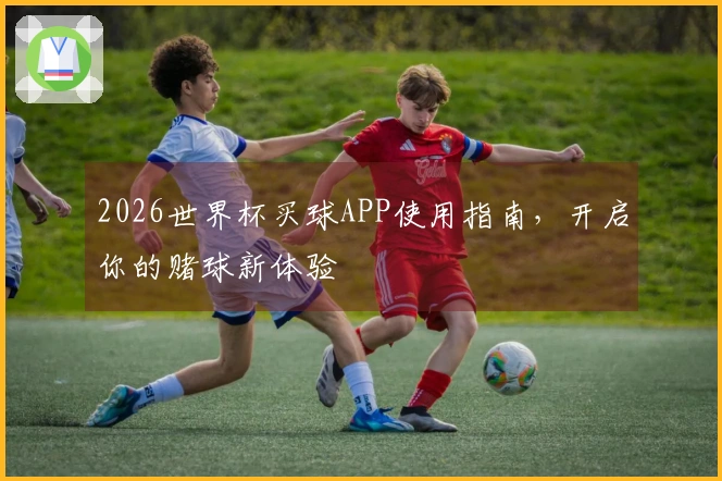 2026世界杯买球APP使用指南，开启你的赌球新体验